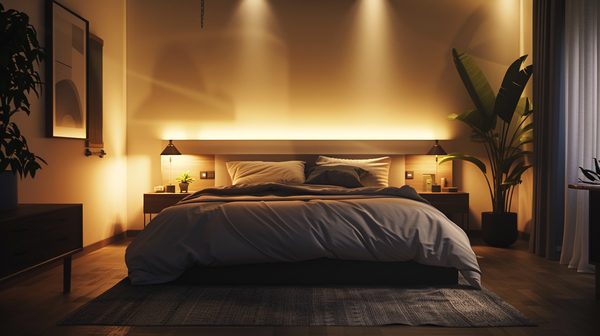 Lumière LED : comment l'utiliser dans la chambre d'un adulte